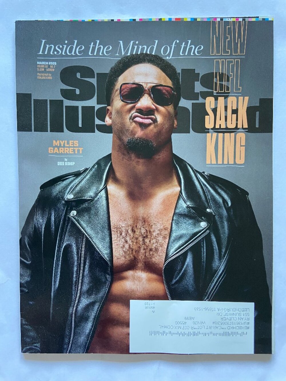 Sports Illustrated Magazine March 2026 Myles Garrett Cover With Label